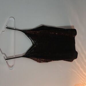 Green Velvet Womens tank top size Medium